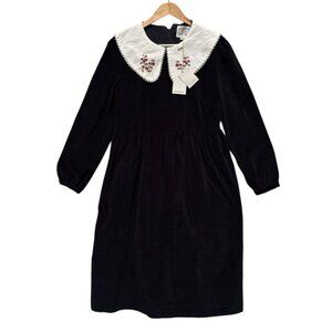 Meadows Pasque Velvet Midi Dress Size 4 NEW